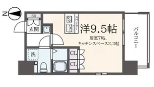 ベータ川崎【2階】の間取り
