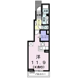 カーサ・フェリーチェTK2【1階】の間取り