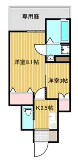 CUBIO MIZUE【1階】の間取り