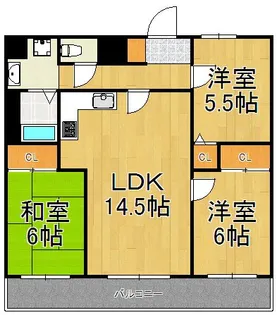 ティエラ武庫之荘【2階】の間取り