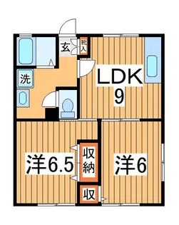 ファミーユ宮前A【2階】の間取り