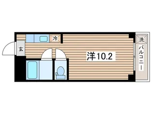ダイアパレス綱島【1階】の間取り