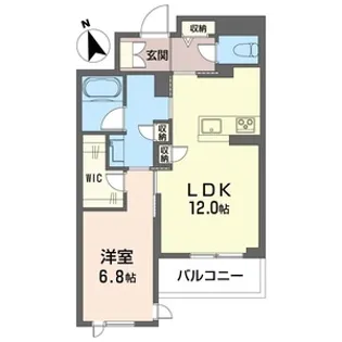 グランメルシー【2階】の間取り