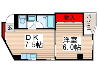 岡村ビル【3階】の間取り