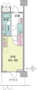 グレーシア横浜十日市場エリアマネジメント賃貸住宅【2階】の間取り