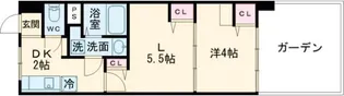 メトロ中野新橋マンションB館【1階】の間取り