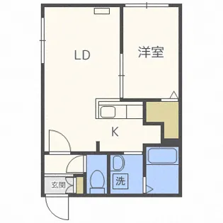 ALESTA福住(アレスタフクズミ)【4階】の間取り