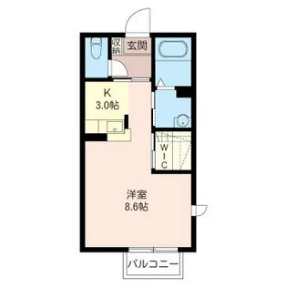 ヴァンヴェール【2階】の間取り