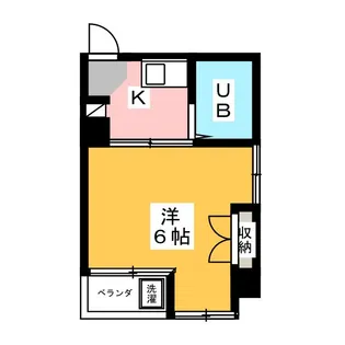シャトレーヌ白鷺【4階】の間取り