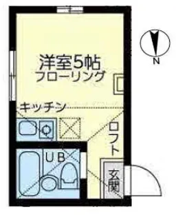 ユナイト岡沢パフェ・ドゥ・モンブラン【1階】の間取り