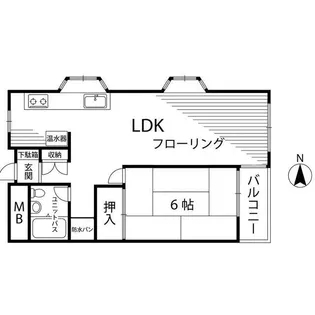 RMマンション【2階】の間取り