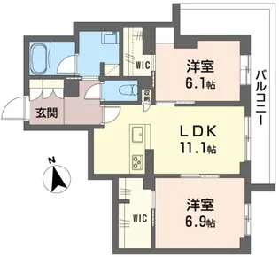 グランレール【2階】の間取り