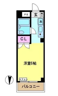 メゾン・ド・パルク【4階】の間取り