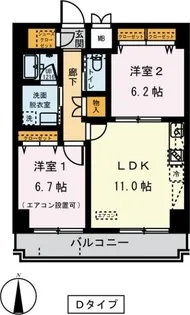 ドムス常盤【9階】の間取り
