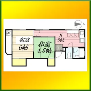 フレンドリープラザI【2階】の間取り