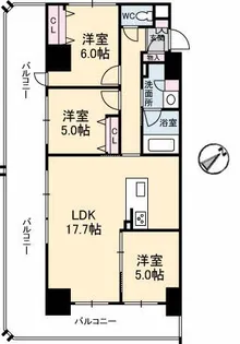 シャーメゾンステージ呉中央【7階】の間取り