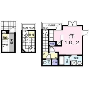 アニュ-グレイス新井薬師【3階】の間取り