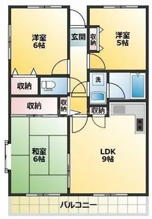 パークヒル大宮【2階】の間取り