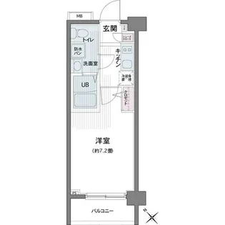 エコロジー都立大学レジデンス【2階】の間取り