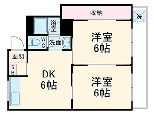 メゾンK【3階】の間取り