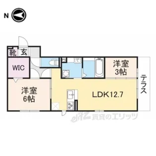 イーストライン2【1階】の間取り