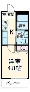 DEN生田【2階】の間取り