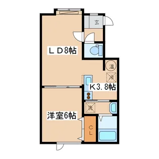 明日来II【2階】の間取り