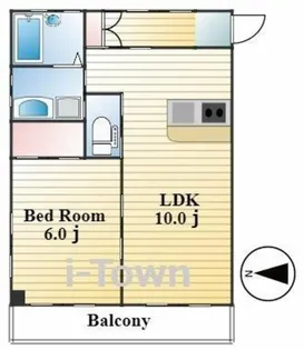 山一木曽根マンション【2階】の間取り