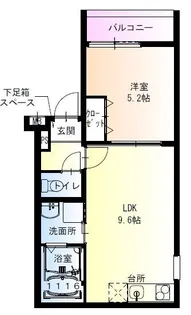 フジパレスあびこWEST【3階】の間取り