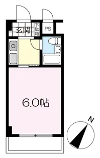 ダイアパレス沼袋【3階】の間取り