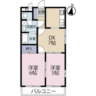 クレートメゾン西浦和【2階】の間取り