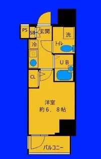 リヴシティ横浜東ベイサイド【5階】の間取り