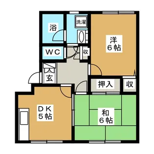 ガーデンハウス元町【1階】の間取り