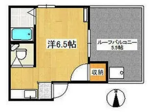 第13サカエビル【4階】の間取り