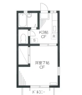 シャトル【2階】の間取り