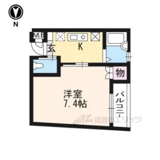 トーセイあをき【4階】の間取り