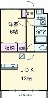 ルーナシティ【3階】の間取り