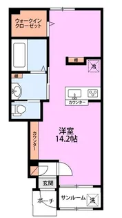 シャンス燕本町【1階】の間取り