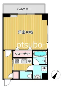 リール成城【3階】の間取り