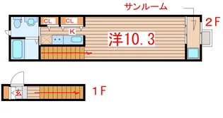クラール澤【2階】の間取り