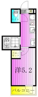 メルディア舎人【3階】の間取り