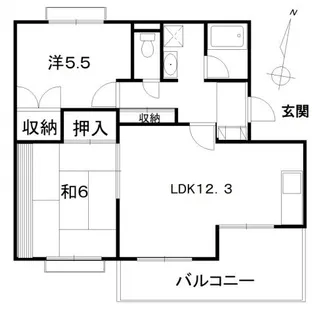 アドバンス自由が丘 B【2階】の間取り