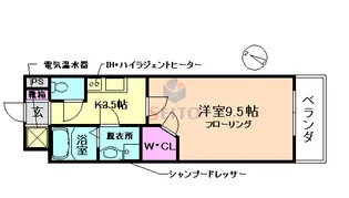 BOSTON HOUSE【1階】の間取り