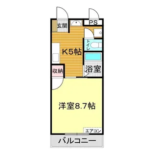 ヌーベルモードyoshida【2階】の間取り