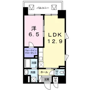 グラン・アルブル【5階】の間取り