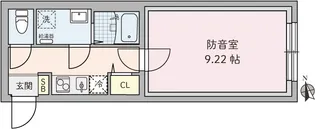 ラシクラス野方【4階】の間取り