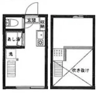 アーバンプレイス池袋7【2階】の間取り