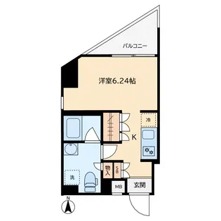 セ・ジョリ都立大学【2階】の間取り