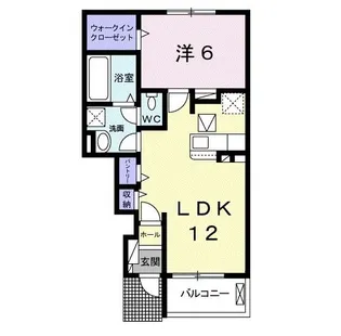 シャ・ノワール【1階】の間取り