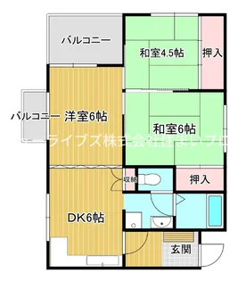 ガレリア清水町レジデンス【4階】の間取り